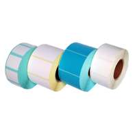 top coated self adhesive thermal label  with factory price