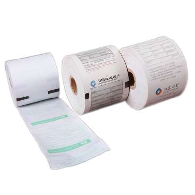 printing thermal cash register paper rolls with black plastic core