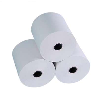 Thermal paper rolls 80x80 thermal till rolls with 13mm  black plastic core