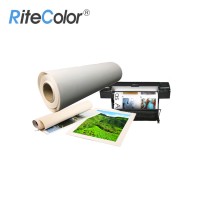 360gsm Matte Glossy Poly Cotton Waterproof Wide Format Roll Inkjet Digital Printing Canvas